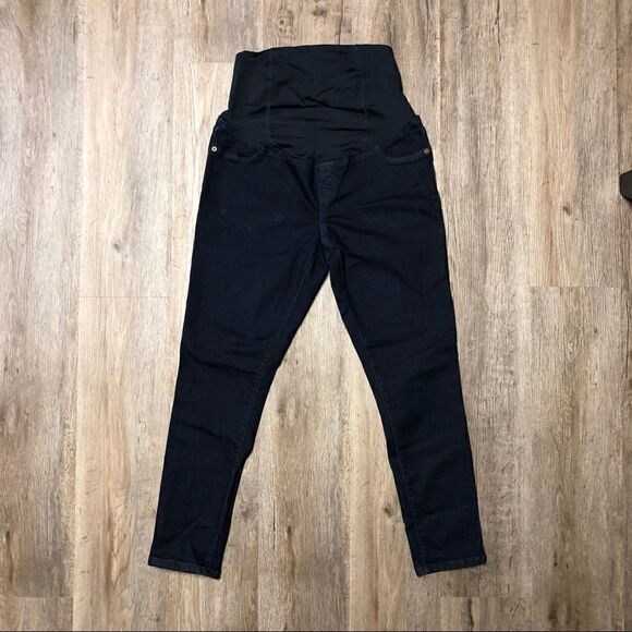 Isabel Maternity Dark Denim Jeggings Size 10 - Picture 1 of 6